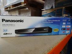 1 x Panasonic DMR-PWT420EB 500GB HDD Recorder with Twin Freeview+ HD Tuners and 3D Blu-ray Disc