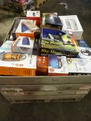 1 x Large Pallet (R17) to contain 60 items such as: sky hero r/c plane, wireless head phones,