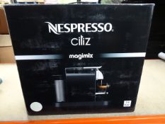 1 x Magimix Nespresso Citiz. The M190 CitiZ has a 19 bar high pressure pump and thermoblock
