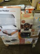 1 x Large Pallet (R7) to contain approximately 75 items such as: multi function soup maker, deep fat