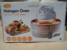 1 x Quest 12L Halogen Oven. 1400 Watts. Multi function cooker, defrost, boil, bake, roast and grill.