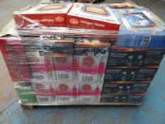 1 x Large Pallet (R53) to contain approx. 70 items to include: hand held steam cleaner, living