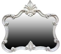 Brand New Stunning Large Overmantel Mirror Wall Hanging 101cm x 112cm. Wall Hanging 
White Ivory