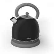 Swan 1.8 Litre Retro Dome Kettle Black - Brand New / Boxed      Product specification
1.8 Litre