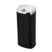 Morphy Richards 50-Litre Square Sensor Bin - Black                                  50-litre
