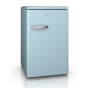 Swan SR11030BLN Retro Vintage Larder Fridge in Blue. Brand New with 2 Year Manufacturers Guarantee