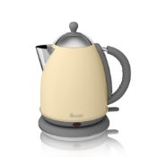 BRAND NEW AND BOXED 
 
Complete with Full Warranty
 
Swan - 1.7 Litre Jug Kettle - Cream

1.7