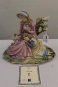 A Beautiful piece of Copodimonte Porcelain called 