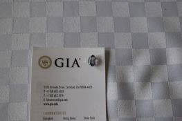 An Amazing investment opportunity 6.24 carat GIA Certified AAA Oval Cut (12 x 10 mm) Greenish Violet