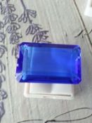 stunning 171.41 ct emerald shape natural loose topaz with certificate