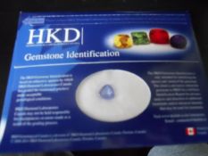 2.38 ct HKD of Canada Certified 26th March 2015, Marvelous Trillion Shape (9 x 9 mm) Violet AAA