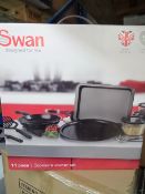 1 x Swan 11 Piece Kitchen Student Starter Pack.
Brand new and Boxed. High Retail Value!
 Set