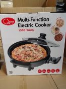 1 x Quest 1500 Watt Multi-function electric cooker. Non stick surface, adjustable thermostat upto