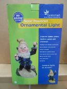 4 x Garden Kraft Solar Powered Ornamental Light. Great for patio's, paths, borders, ponds &