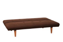 1 X Bridport Clic Clac sofa bed in Chocolate. Brand New boxed