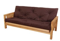 1 X Campania Futon Complete with mattress. Chocolate. Brand new.