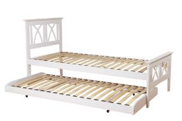 1x 3'0 Meadow Guest bed White Finish Mattress Not Included  Brand New Boxed