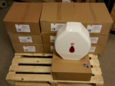 10 x Jumbo TOILET ROLL DISPENSER Large New & Unused