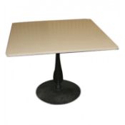5 x  100 x 100 CM Square Marble Top Complete Tables

Height:   74
Width:    100
Depth:    100
