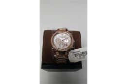 BRAND NEW MICHAEL KORS MK5491, LADIES ROSE GOLD PARKER CHRONOGRAPH WATCH - RRP £329.99. FREE P & P