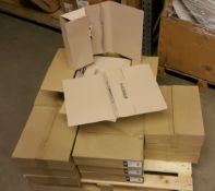 16 Boxes of Beige ELBA SPRING POCKET FILES Each box contains 25 Extra Capacity Files New & Unused