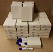 500 Blue PERMANENT MARKERS Dormy Branded, CHISEL TIP, 50 packs, each pack contains 10 markers, total
