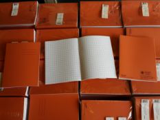 EXERCISE BOOKS 229x178mm 80 Page 10mm Squares 93 Packs of 25 (2,325 Books Total) New & Unused