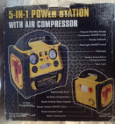 5 in 1 Power Station with Air Compressor - 5-in-1 power station to keep you illuminated, inflated,