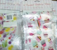 Circa 72 PACKS 8 IN EACH PACK FROSTED BAKING BAGS RRP £2.29 PER PACK .  Can post at the cost of £8.