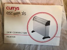 BRAND NEW Currys 2KW Heater - RRP £49.99 - New_NO VAT ON THIS ITEM__ DELIVERY ONLY