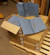 20 Boxes of Blue ELBA SPRING POCKET FILES Each box contains 25 Extra Capacity Files New & Unused