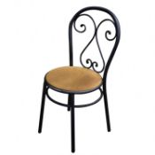 10 x Grey Framed Wooden Seat Bentwood Style Chairs

Seat Height:        45
Back Height:       88