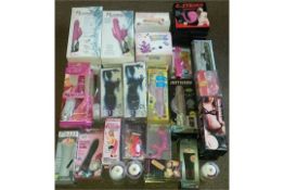 Large selection of various adult sex toys, over £8,000.00 in retail value