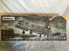 3 Channel IR Mini Chinook with Gyro- Responsive
3CH IR control system suitable for indoor flight.