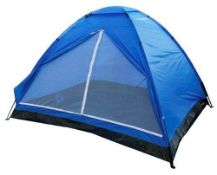 2 x Yellowstone 2 Person Tent - Blue 200 x 120 x 100 cm RRP £39.99p Each   Buyer can collect from