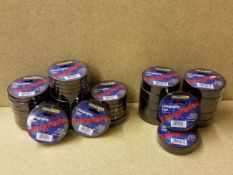 42 Rolls of LITHOGRAPHIC TAPE Red Cellulose Tape. 31 Rolls 12mm x 66m and 11 Rolls 25mm x 66m