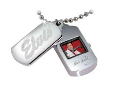 20 X COLLECTABLE ELVIS PRESLEY NECK WATCHES WITH A DOG TAG AND CHAIN MAY REQUIRE NEW BATTERY RRP £