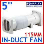 10 x Marley Bathroom Extractor Fan 5 Inch 5