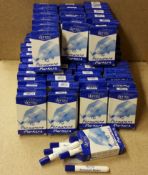 600 Blue PERMANENT MARKERS Dormy Branded, CHISEL TIP, 60 packs, each pack contains 10 markers, total