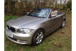 2009/59 BMW 1 Series 118d SE 2-Dr Convertible, Auto step-tronic, 44,000 miles with service history.
