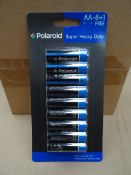 12 x Packs of 9 Polaroid Super Heavy Duty AA Size Batteries. Brand new and Packaged! Dated Until