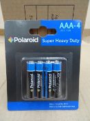 24 x Polaroid Super Heavy Duty AAA Size Batteries. Brand new and Packaged! Dated Until 2016!
