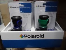 30 x Polaroid 360 Degrees Swivel Head Torch. Super Bright Krypton Bulb, Handy Clip, 2AA Polaroid