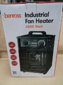 1 x Benross 3000W Industrial Fan Heater. Brand new and Boxed! •Variable Power Settings
•Strong