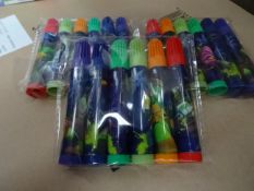 Approx 250 x Packs of 6 Teenage Mutant Ninja Turtles Felt Tip Pens. Brand new and Packaged! Very