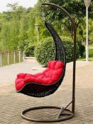 Brand New Raindrop Swing and Relax Patio Chair Features: UV and fade resistant, showerproof (can