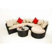 BRAND NEW & BOXED Seville Corner Set The  Rattan Seville Corner Sofa is a modular rattan garden sofa