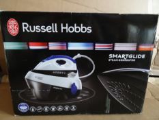 1 x Russell Hobbs Smart Glide Steam Generator Iron. Ceramic soleplate, 2800w, continuous steam,