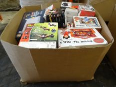 1 x Large Pallet (36) to contain a large quantity of various items such as: dunk the duck game,
