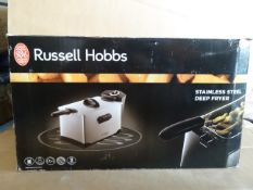 1 x Russell Hobbs Stainless Steel Deep Fat Fryer. Brushed stainless steel professional style deep